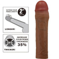 PRETTY LOVE - Chane Penisforlenger Brun 5 cm