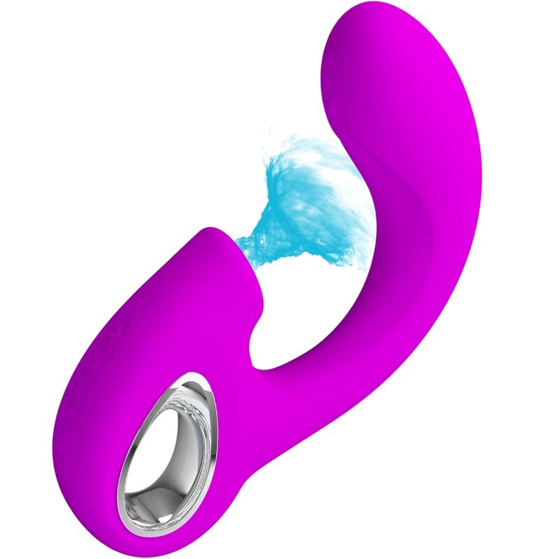 PRETTY LOVE - Sibel G-punktsvibrator med klitorisstimulator 10 vibrasjoner
