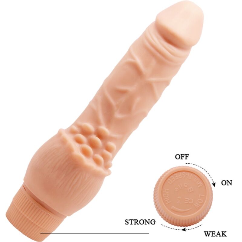 BAILE - Barbara Realistisk vibrator 19,5 cm