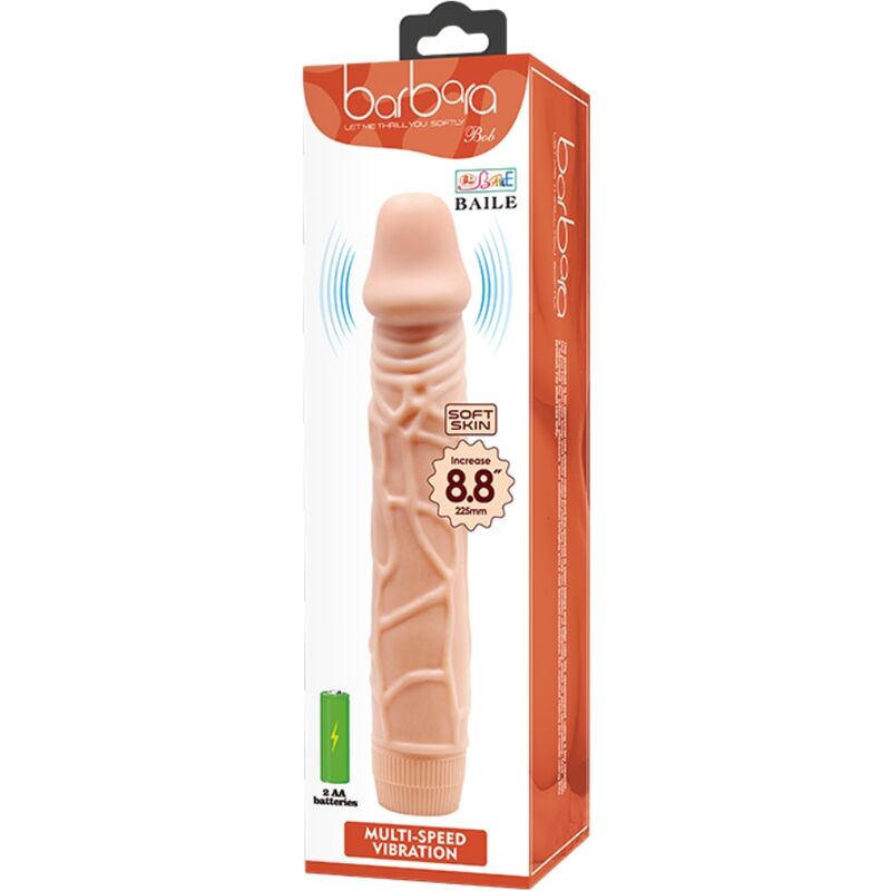 BAILE - Bob Realistisk vibrator 22,5 cm