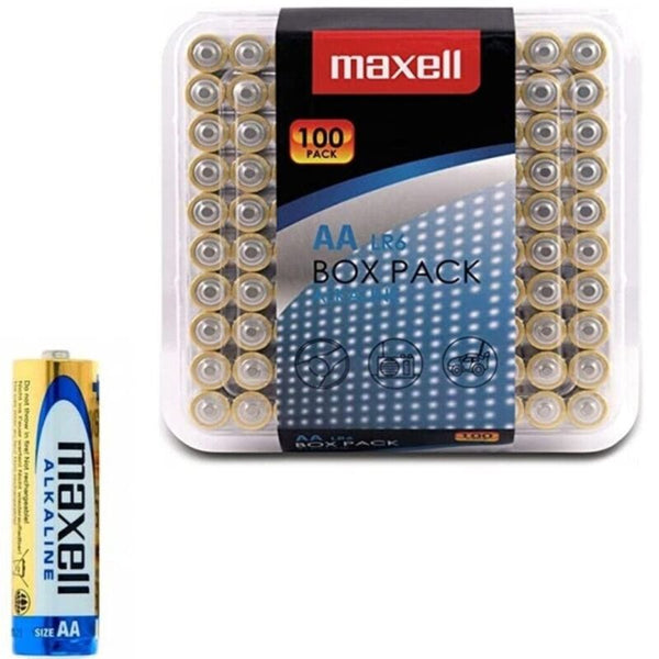 MAXELL - Alkaline AA-batterier LR6 100-pakning