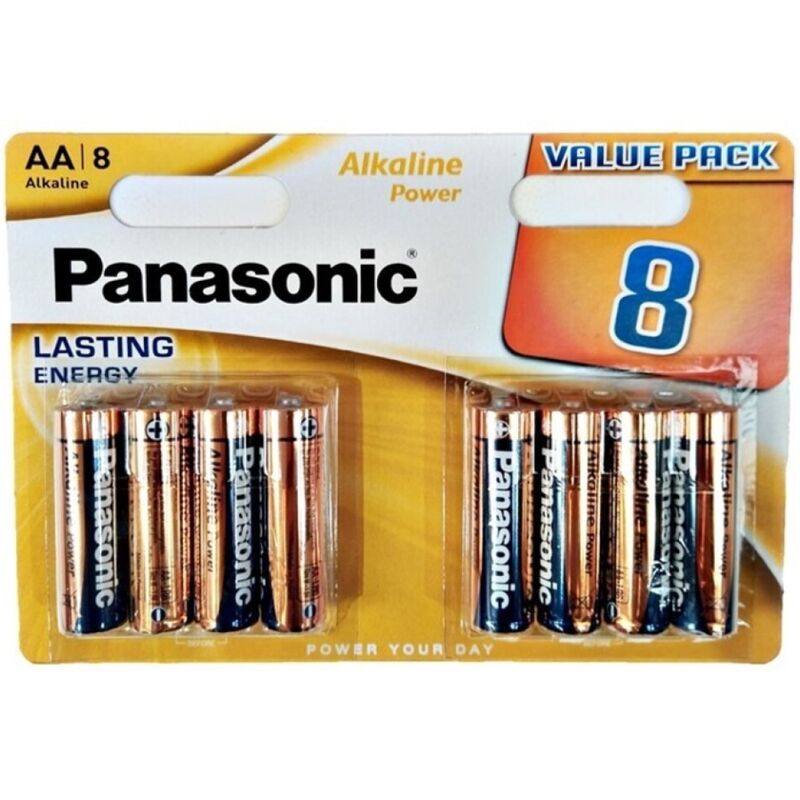 PANASONIC - AA Alkalisk Batteri 8-pk