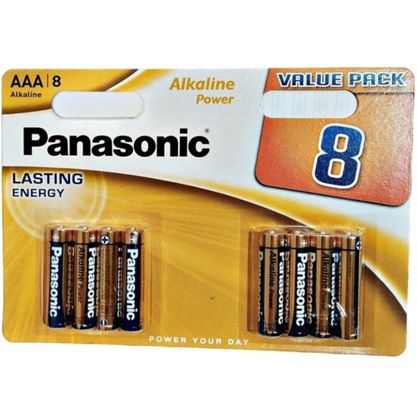 PANASONIC - AAA Alkalisk Batteri 8-pk