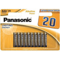 PANASONIC - Bronze Alkaline AAA-batterier LR03 20-pakning