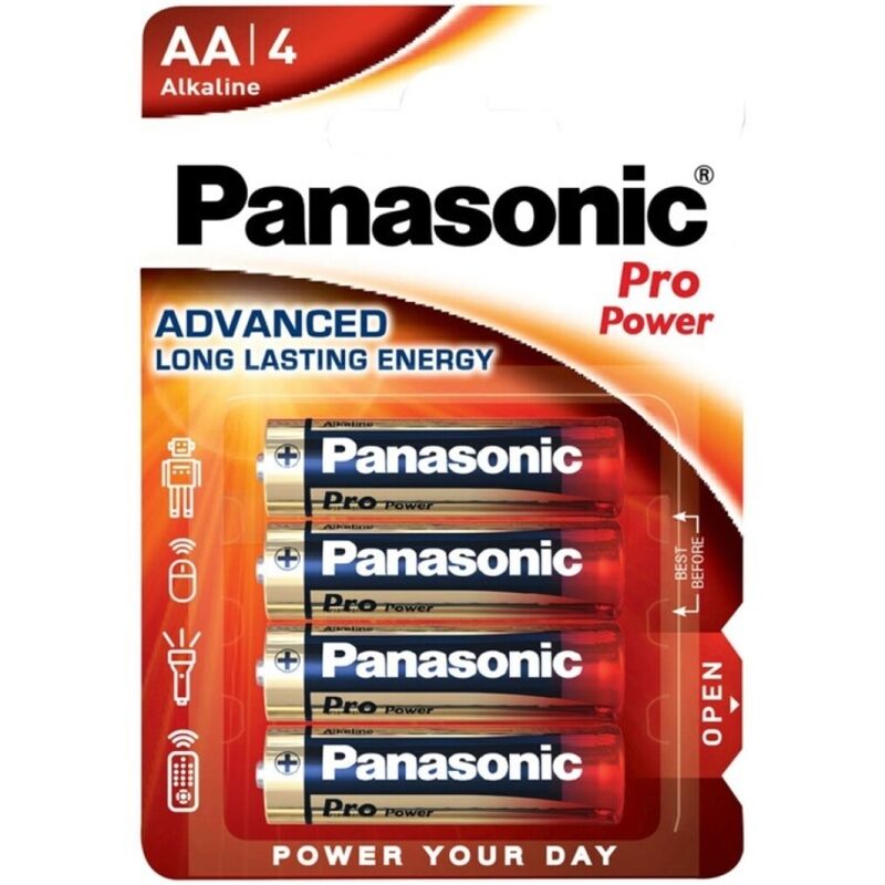 PANASONIC - AA Alkalisk Batteri 4-pk