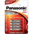 PANASONIC - AAA Alkalisk Batteri 4-pk