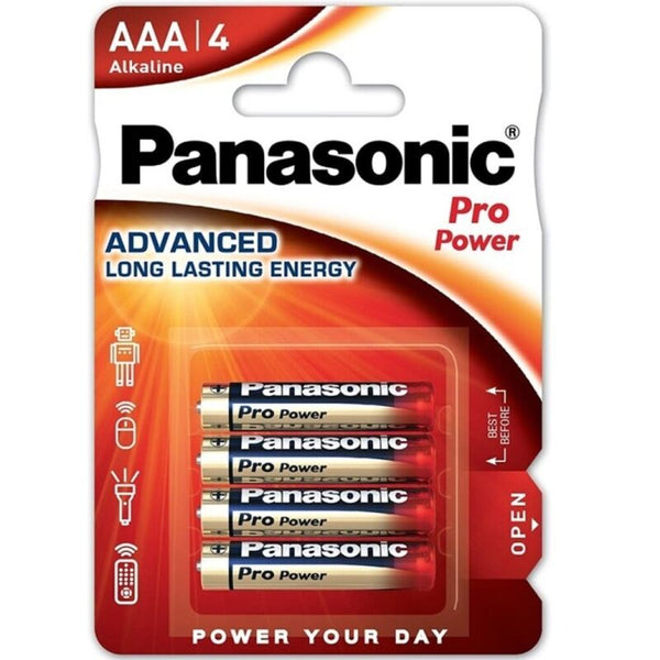 PANASONIC - AAA Alkalisk Batteri 4-pk