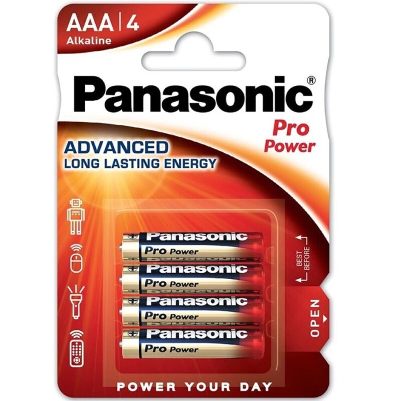 PANASONIC - AAA Alkalisk Batteri 4-pk