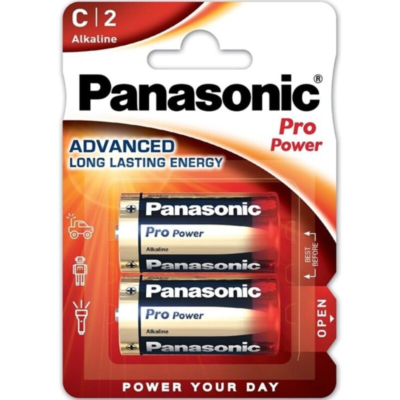 PANASONIC - C Alkalisk Batteri 2-pk