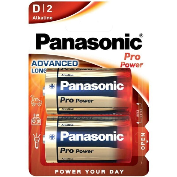 PANASONIC - D Alkalisk Batteri 2-pk
