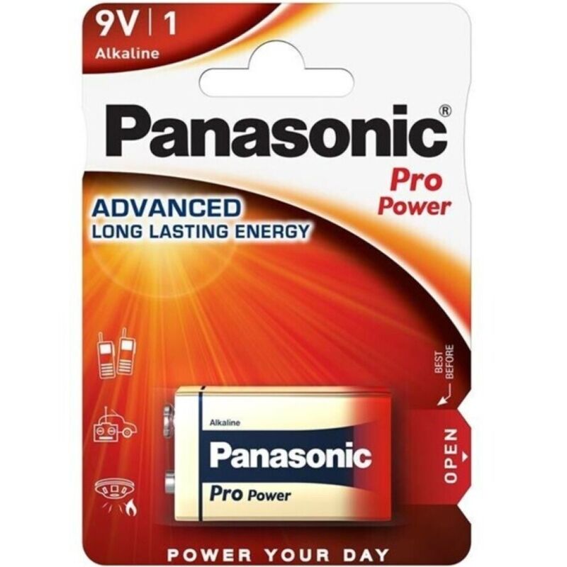 PANASONIC - 9V Alkalisk Batteri