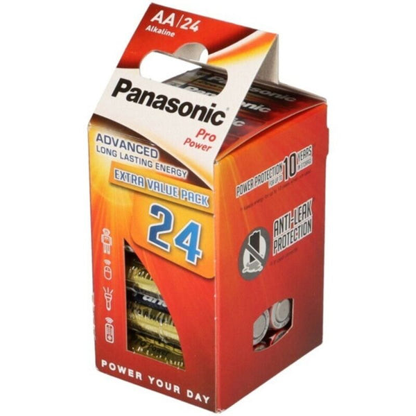PANASONIC - AA Alkalisk Batteri 24-pk