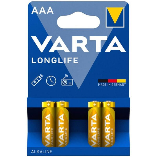 VARTA - AAA Alkalisk Batteri 4-pk