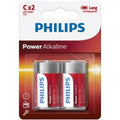 PHILIPS - C Alkalisk Batteri 2-pk