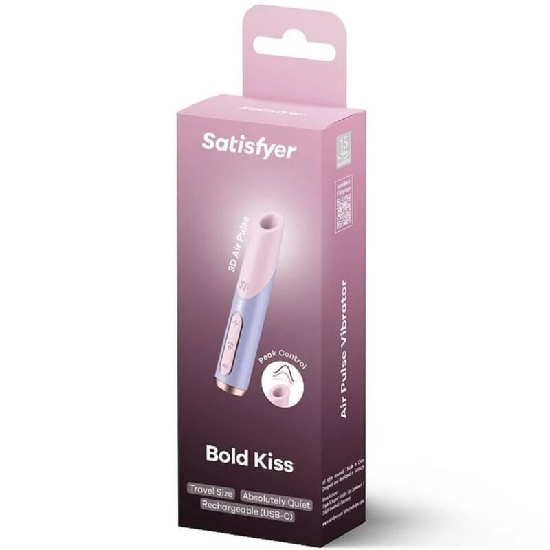 SATISFYER - Bold Kiss Lufttrykksvibrator