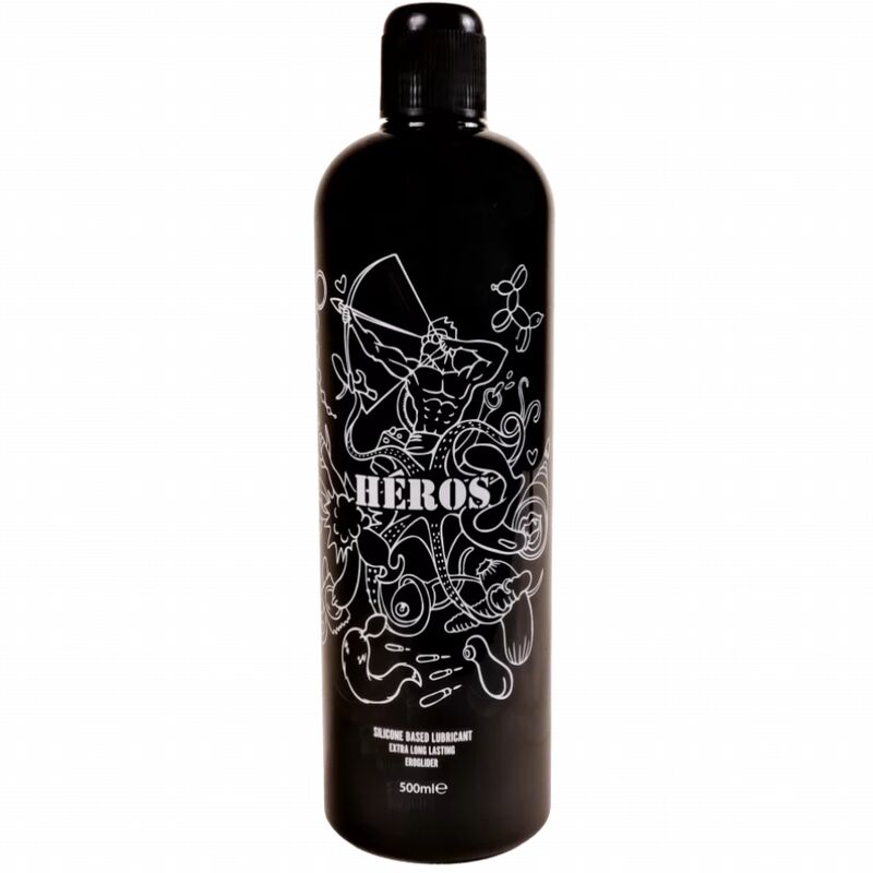 HEROS - Silikonbasert glidemiddel 500 ml