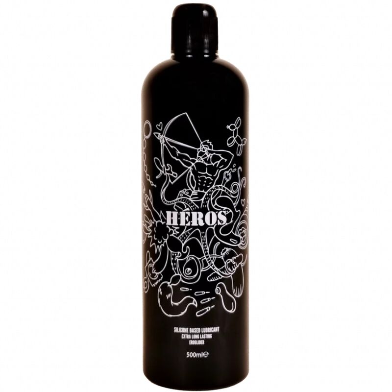 HEROS - Silikonbasert glidemiddel 500 ml