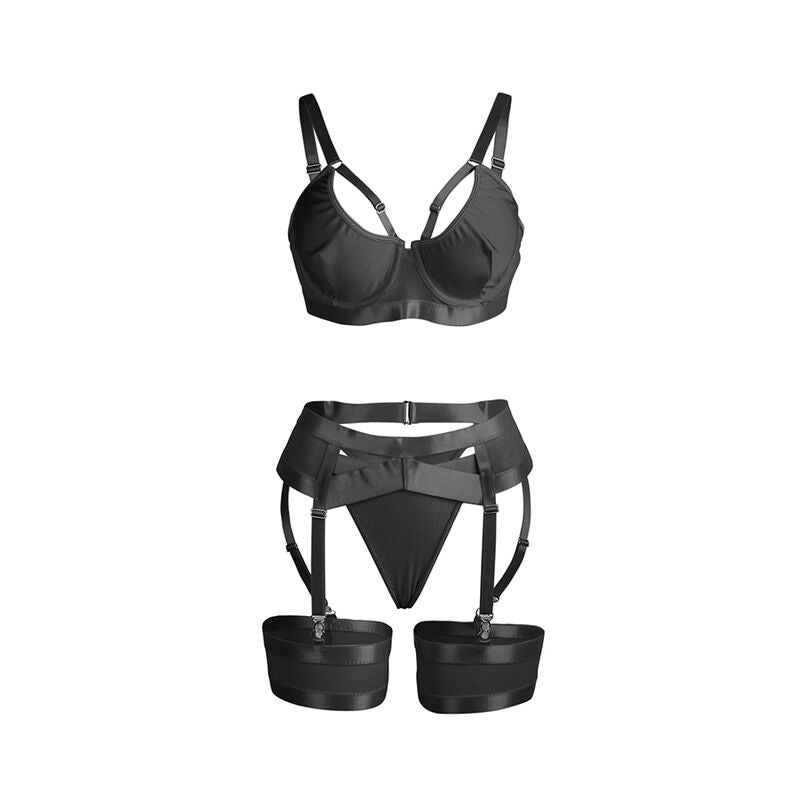 SUBBLIME - Bondage-BH-Sett med Hofteholder