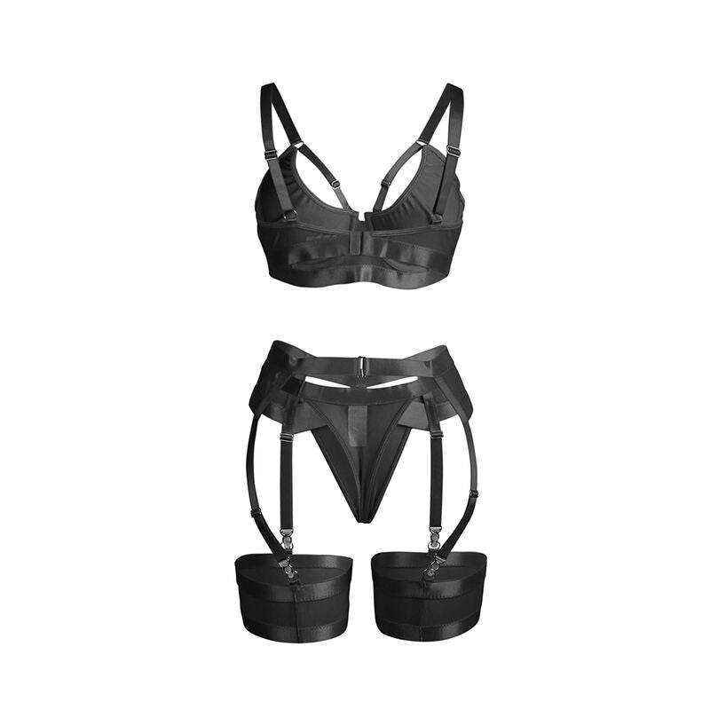 SUBBLIME - Bondage-BH-Sett med Hofteholder