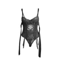 SUBBLIME - Body i blonde med sløyfer & hofteholdere