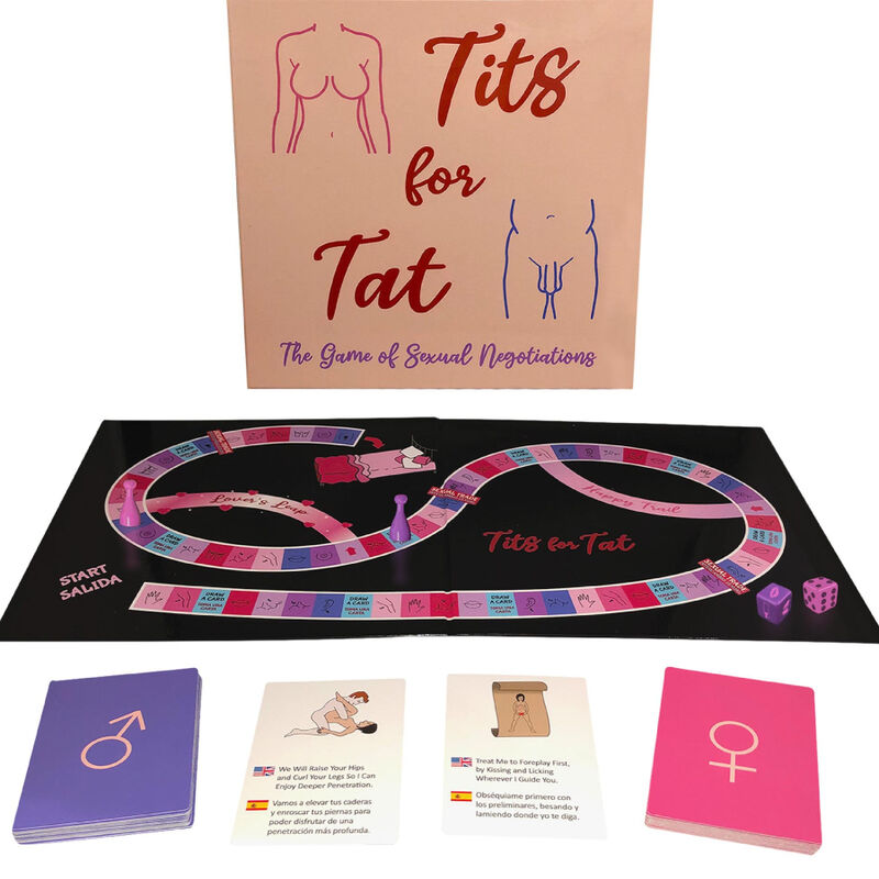 KHEPER GAMES - Tits Tat Sex-brettspill