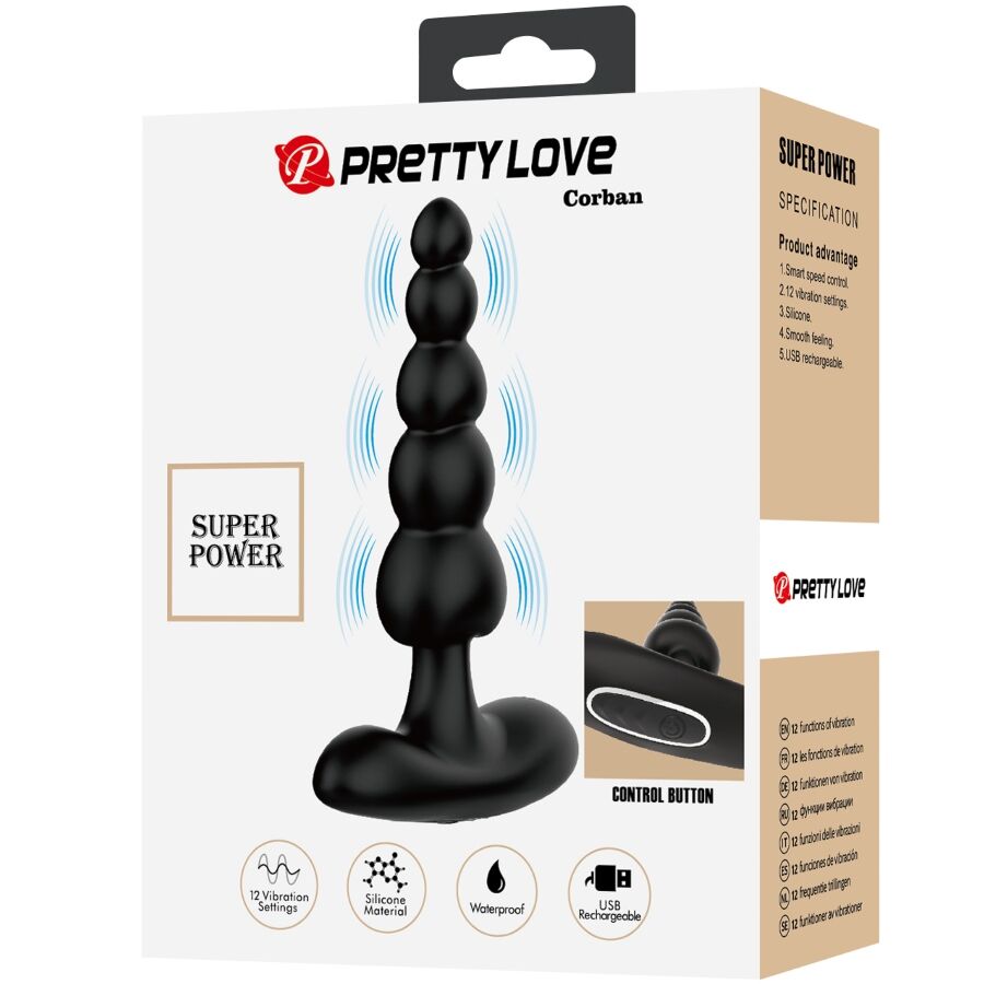 PRETTY LOVE - Corban Analvibrator 10 vibrasjoner