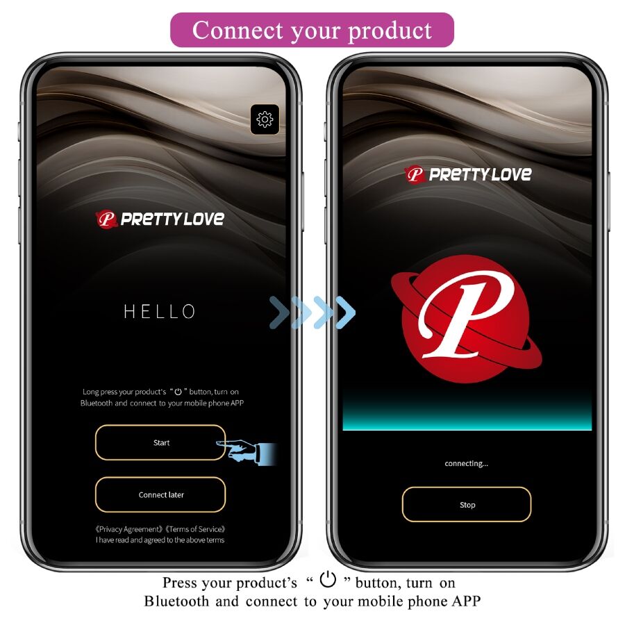 PRETTY LOVE - Leviathan App-styrt vibrator
