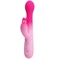 PRETTY LOVE - Dejon 3-i-1 Rabbitvibrator Rosa