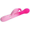 PRETTY LOVE - Dejon 3-i-1 Rabbitvibrator Rosa