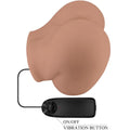 CRAZY BULL - Bernace Rumpe-masturbator med vagina & anus Naturfarge Fjernkontroll