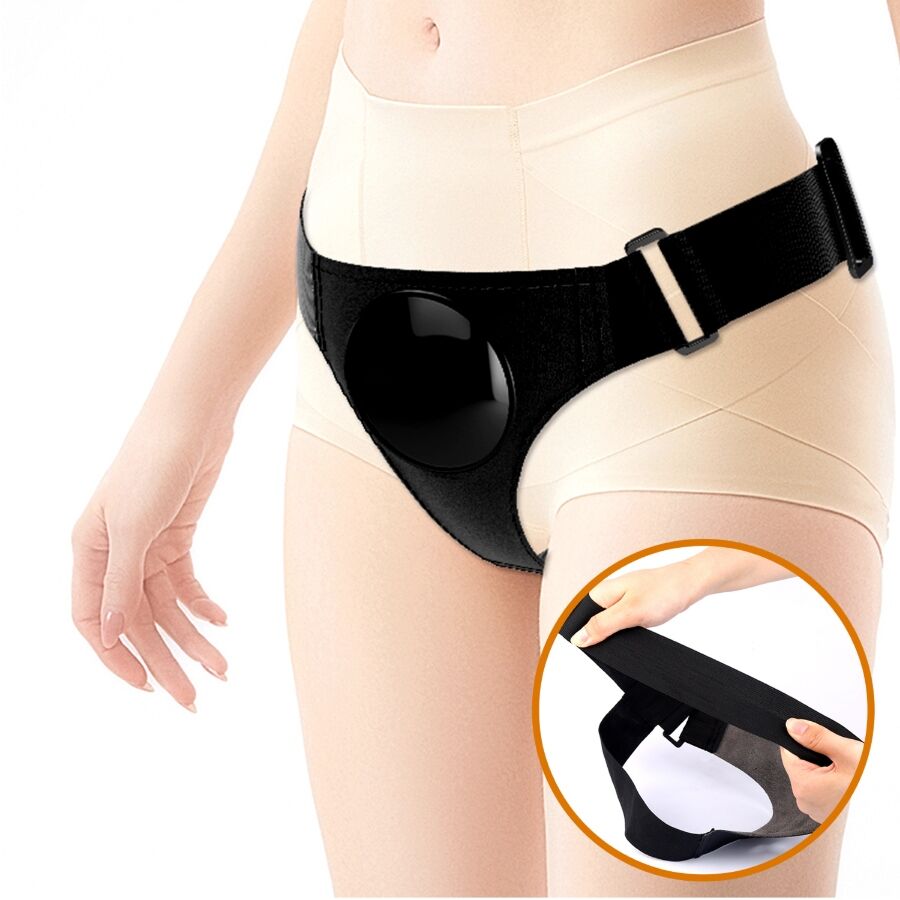 PRETTY LOVE - Squirting Brun Vibrerende Strap-on 15,5 cm