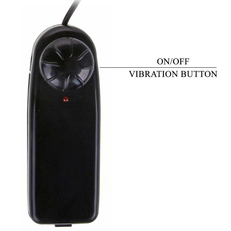 PRETTY LOVE - Squirting Brun Vibrerende Strap-on 15,5 cm