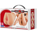 CRAZY BULL - Rolonda Realistisk Vagina- & Anus-masturbator