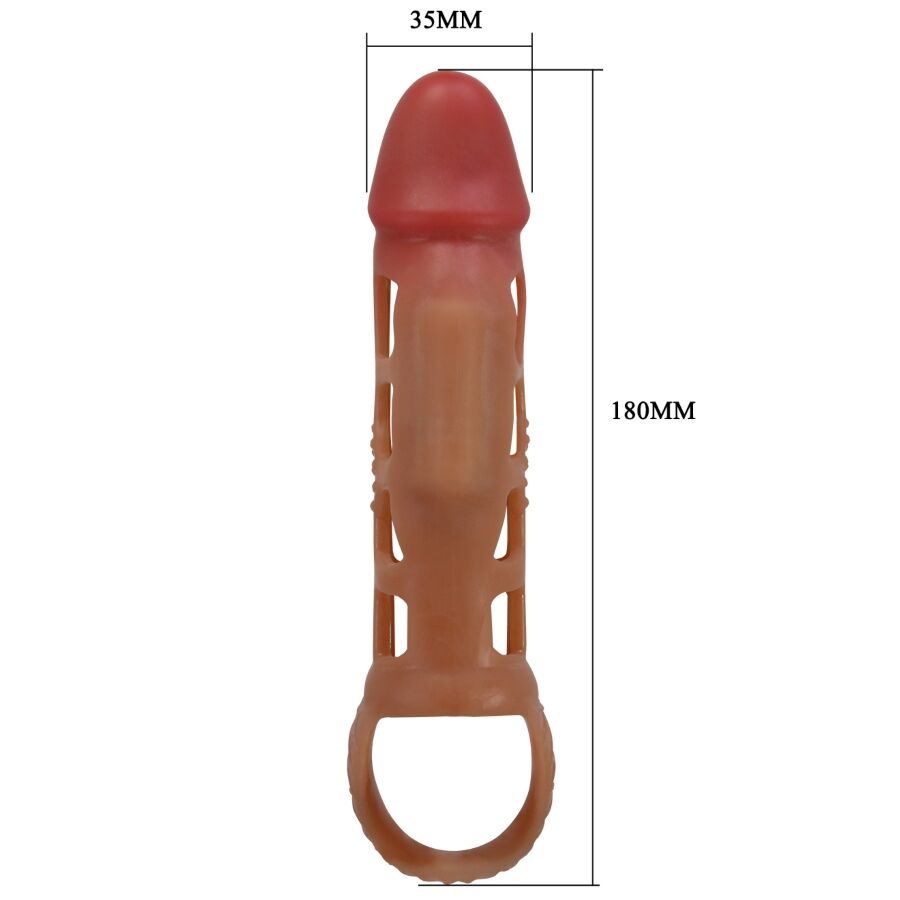 PRETTY LOVE - Preston Vibrerende penissleeve 18 cm