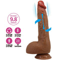 BAILE - Beautiful Wilks Realistisk vibrator med rotasjon og støt 25 cm