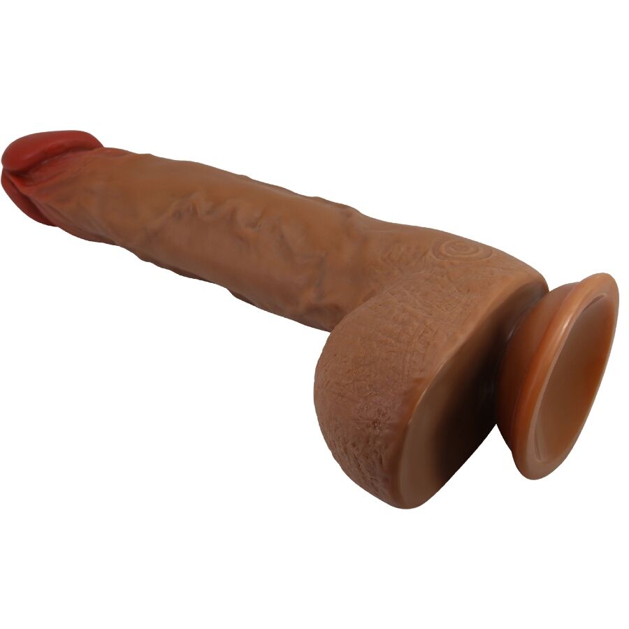 BAILE - Beautiful Wilks Realistisk vibrator med rotasjon og støt 25 cm