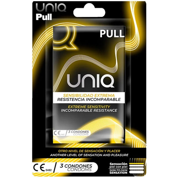 UNIQ - Pull Latex Free Lateksfrie Kondomer 3 stk