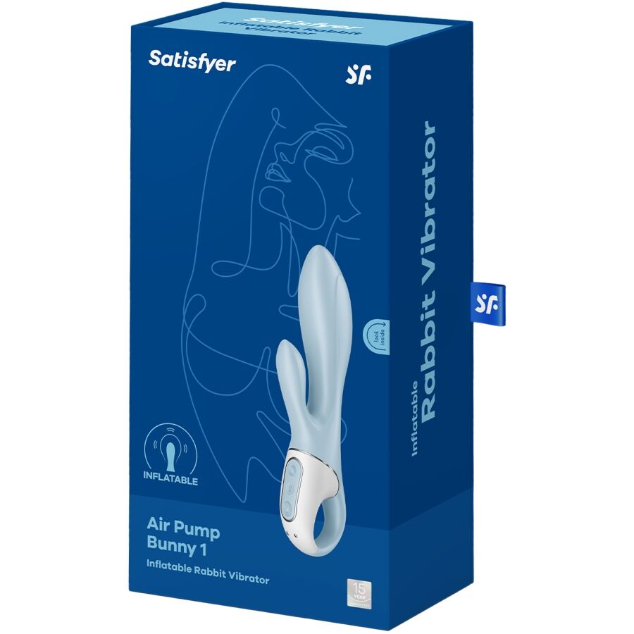SATISFYER - Air Pump Bunny 1 Oppblåsbar rabbitvibrator