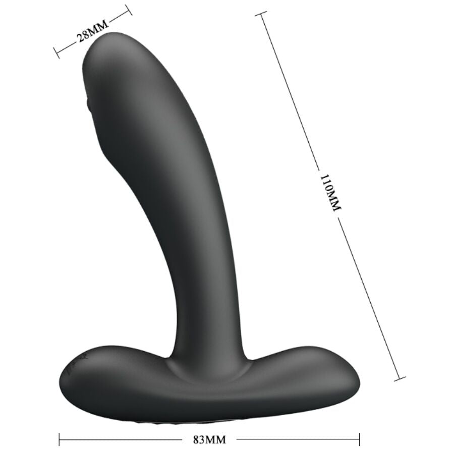 PRETTY LOVE - Remington Vibrerende Anal- & Prostatamassasjer med Fjernkontroll