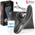 IBIZA - Twister Vibrator med buet stimulator og vibro-rotasjon
