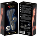 IBIZA - Twister Vibrator med buet stimulator og vibro-rotasjon