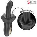 IBIZA - Kraftig vibrator med støt og sugeeffekt
