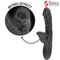 IBIZA - Vibrator og klitorisstimulator med bite- og rotasjonseffekt