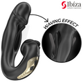 IBIZA - Rose Vibrator med flicking-effekt og klitorisstimulator