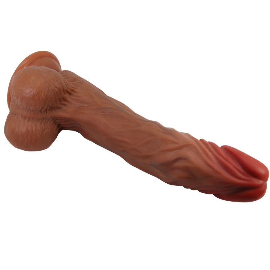 BAILE - Calisto Realistisk vibrator med rotasjon og støt 24 cm