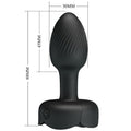 PRETTY LOVE - Olman Vibrerende Analplugg med LED-lys 8,8 cm