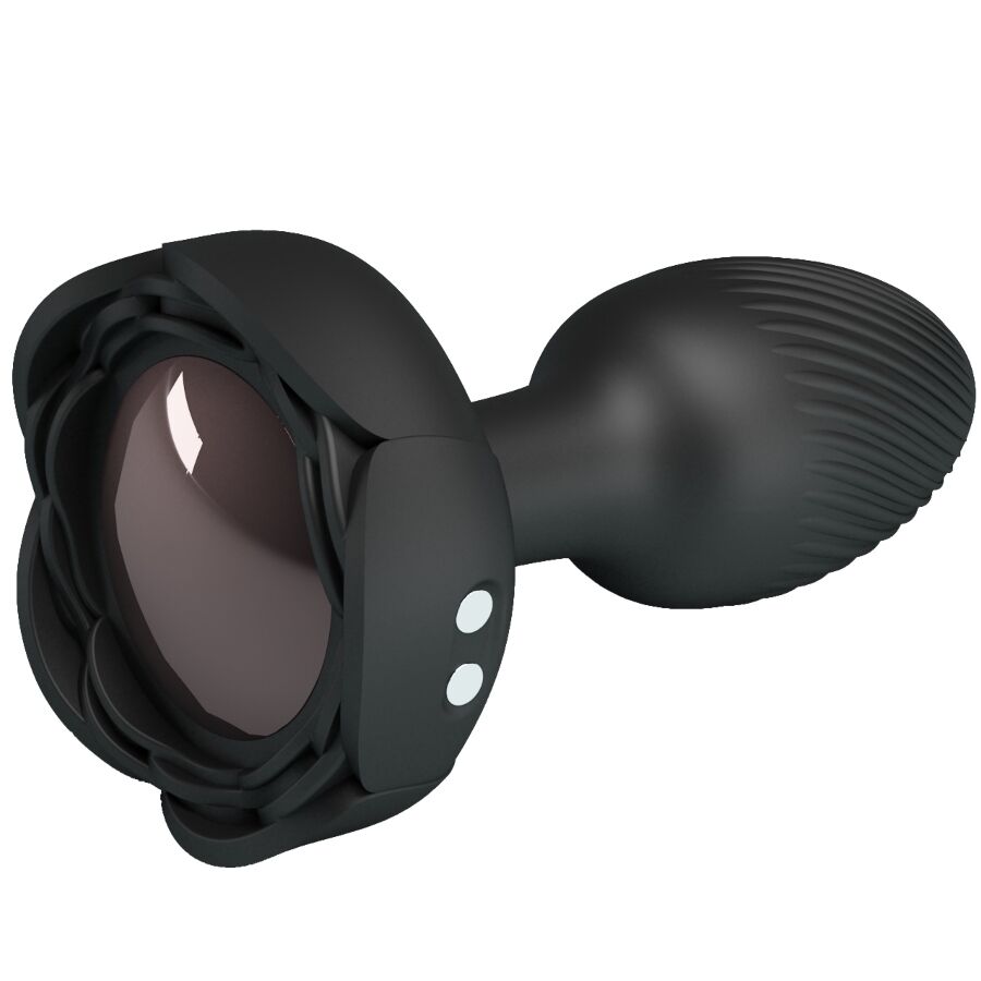 PRETTY LOVE - Olman Vibrerende Analplugg med LED-lys 8,8 cm