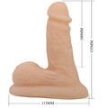 PRETTY LOVE - Wildon Realistisk Dildo med Sugekopp 10 cm