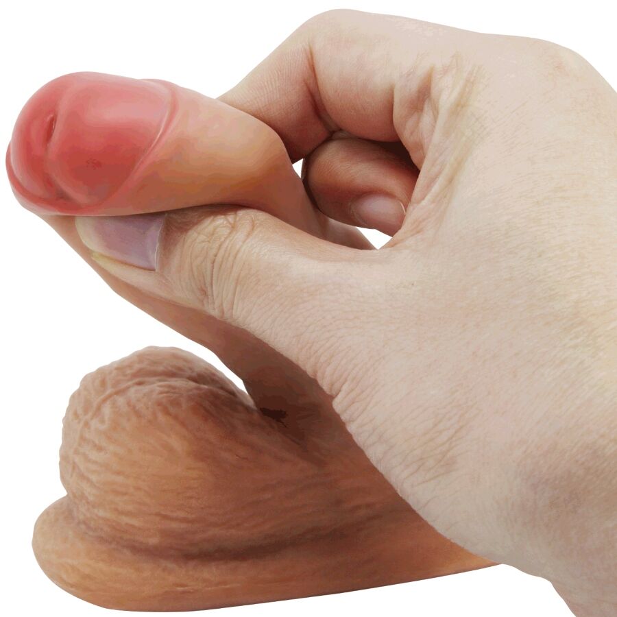 PRETTY LOVE - Warnell Realistisk Dildo med Sugekopp 9,5 cm