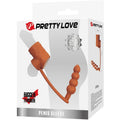 PRETTY LOVE - Penisring med Analplugg Hudfarge
